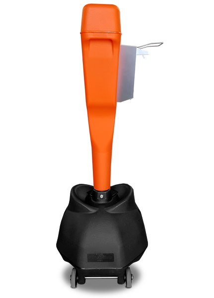 orange dispenser station